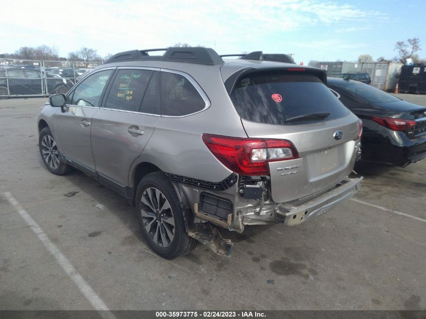 2017 SUBARU OUTBACK LIMITED - 4S4BSANCXH3238536