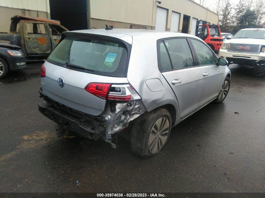 2016 VOLKSWAGEN E-GOLF SE WVWKP7AUXGW916044