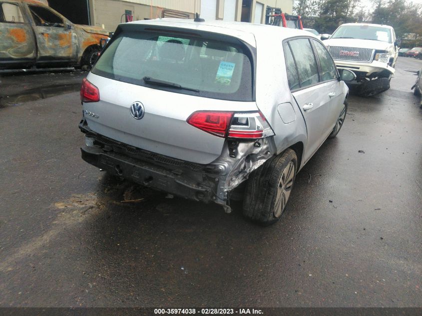 2016 VOLKSWAGEN E-GOLF SE WVWKP7AUXGW916044
