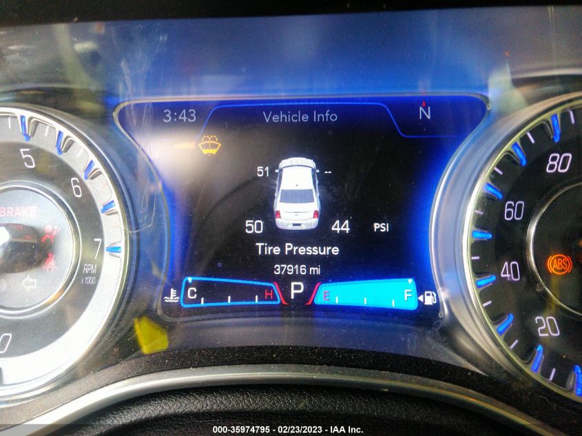 2019 CHRYSLER 300 300S - 2C3CCABG2KH660726