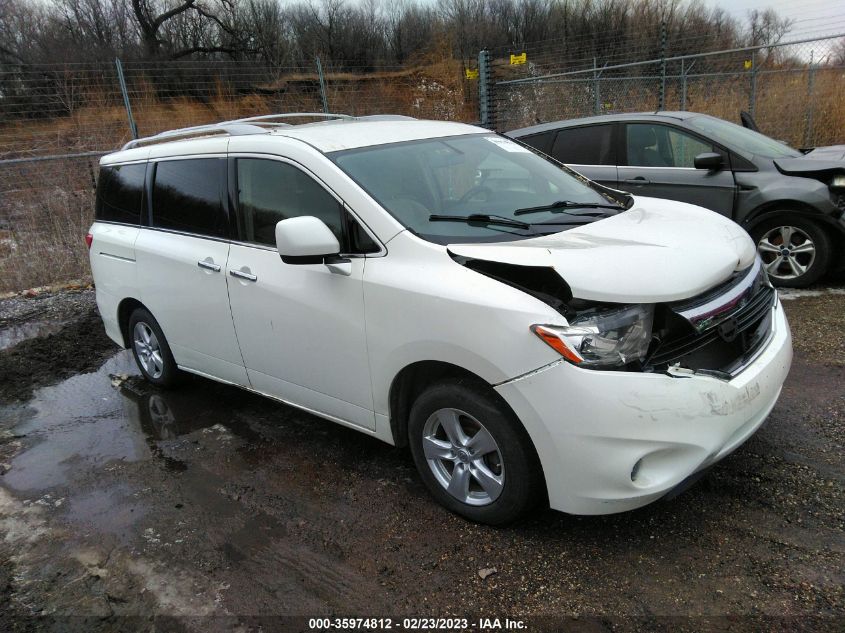 2014 NISSAN QUEST SV JN8AE2KP7E9103662