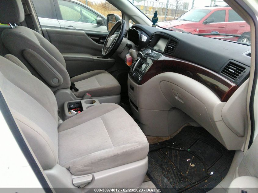 2014 NISSAN QUEST SV JN8AE2KP7E9103662