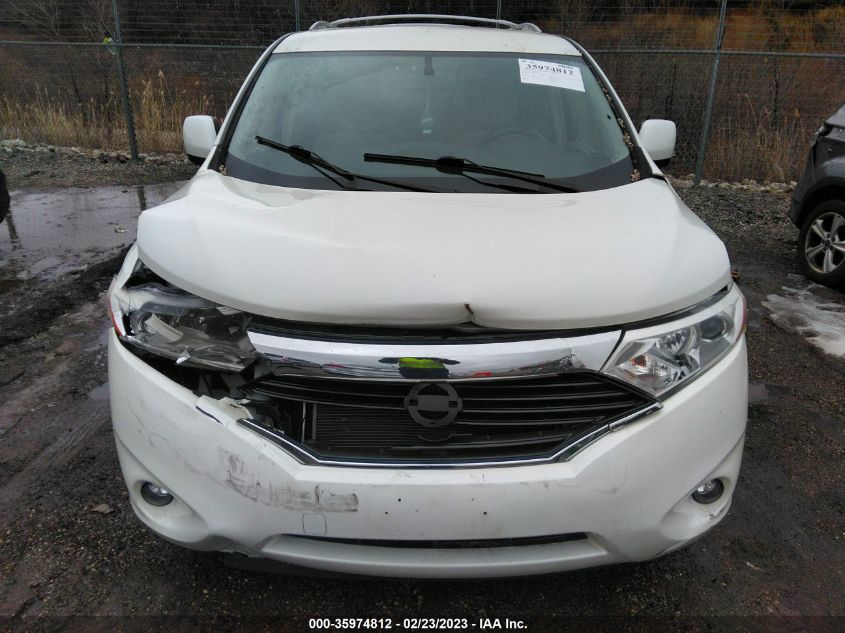 2014 NISSAN QUEST SV JN8AE2KP7E9103662