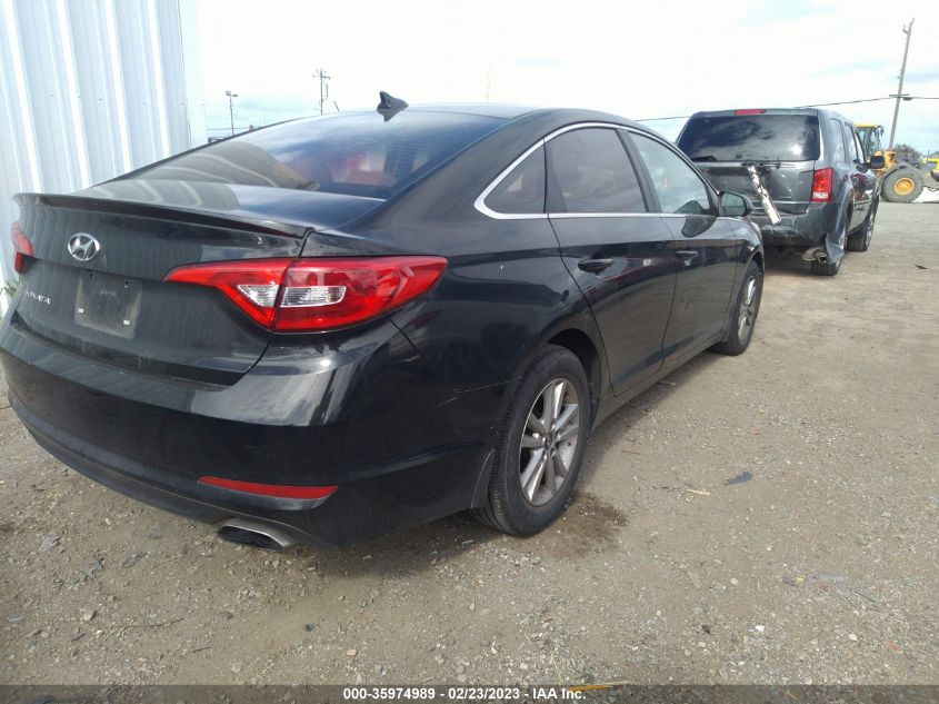 2016 HYUNDAI SONATA 2.4L SE - 5NPE24AF4GH340078