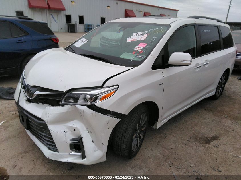 5TDDZ3DC2KS224142 2019 TOYOTA SIENNA, photo no. 2