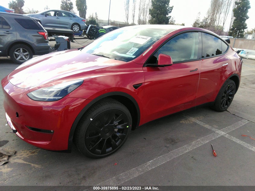 VIN 7SAYGDEE4PF617846 2023 TESLA MODEL Y LONG RANGE