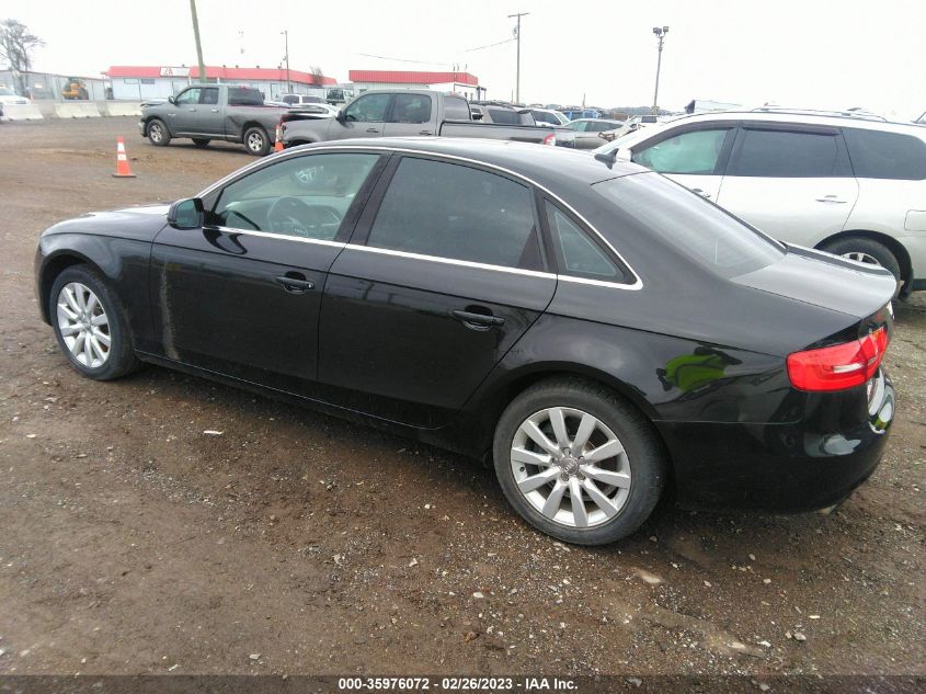 2013 AUDI A4 PREMIUM - WAUAFAFL2DN016961