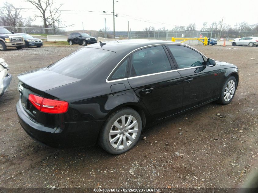2013 AUDI A4 PREMIUM - WAUAFAFL2DN016961