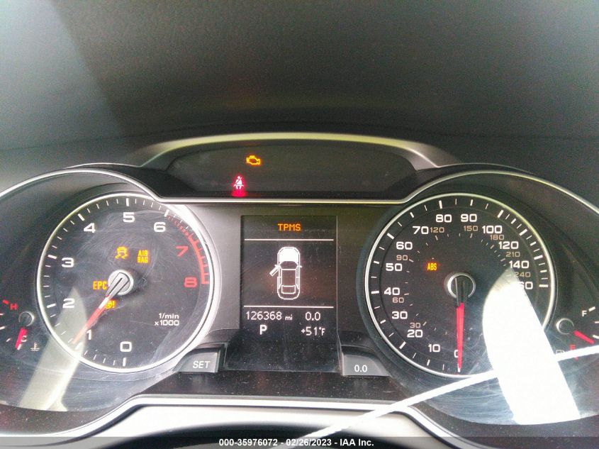 2013 AUDI A4 PREMIUM - WAUAFAFL2DN016961
