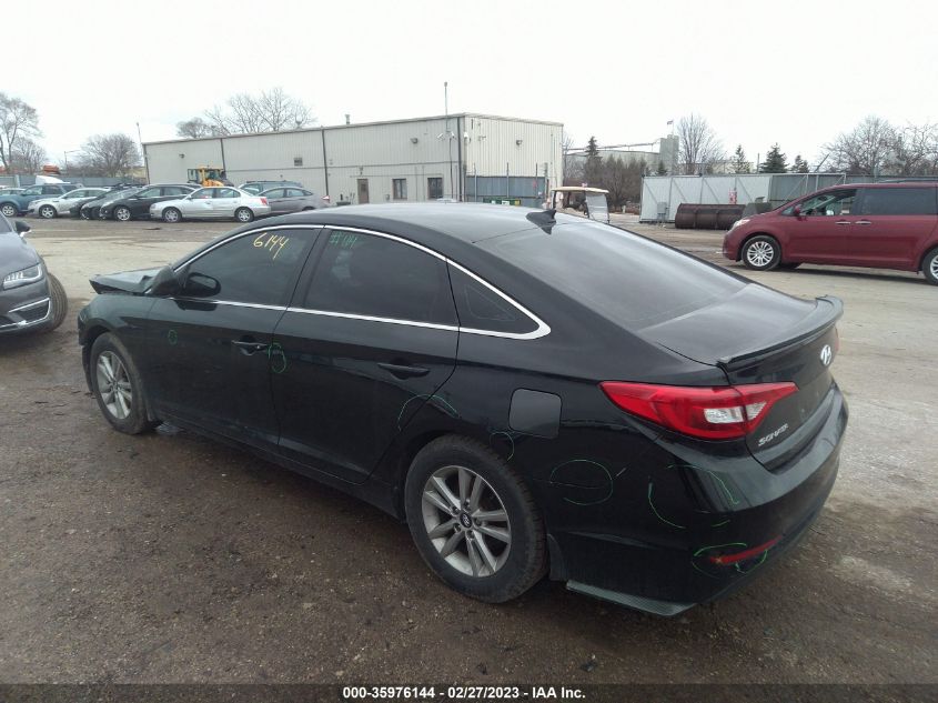 2015 HYUNDAI SONATA 2.4L SE - 5NPE24AF3FH210596