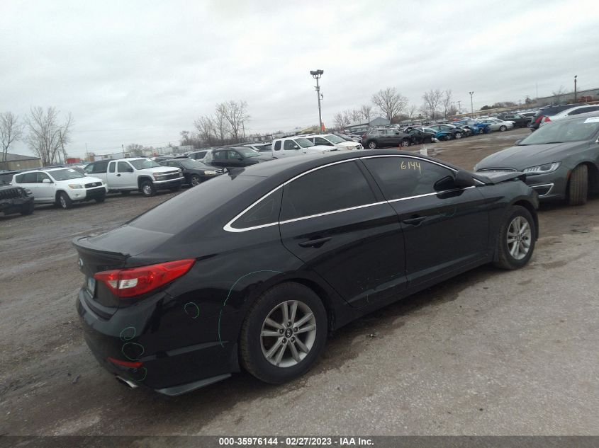 2015 HYUNDAI SONATA 2.4L SE - 5NPE24AF3FH210596