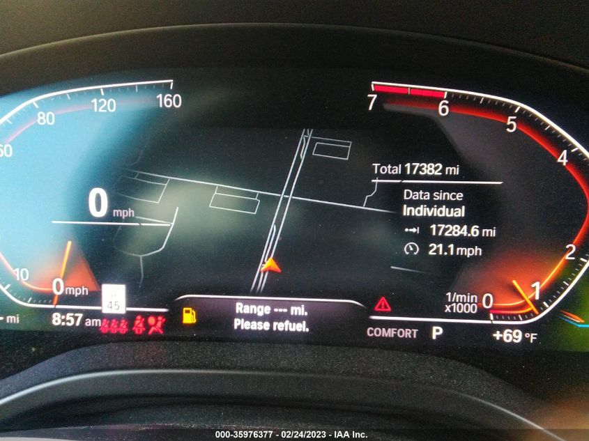 2022 BMW X3 SDRIVE30I - 5UX43DP07N9M26064