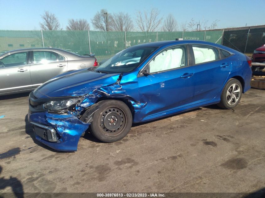 2020 HONDA CIVIC SEDAN LX - 19XFC2F63LE006279