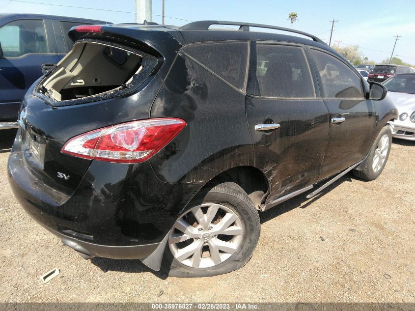 2013 NISSAN MURANO SV - JN8AZ1MU0DW208402