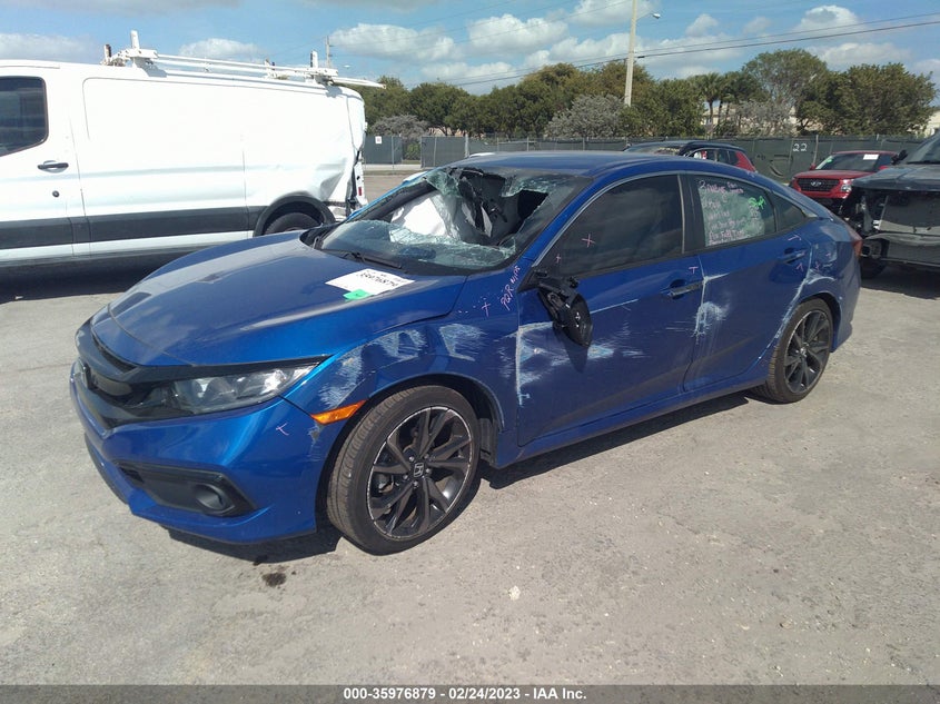 VIN 2HGFC2F81KH511663 2019 HONDA CIVIC SEDAN SPORT
