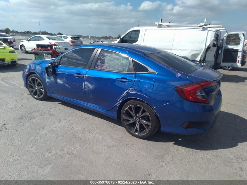 VIN 2HGFC2F81KH511663 2019 HONDA CIVIC SEDAN SPORT