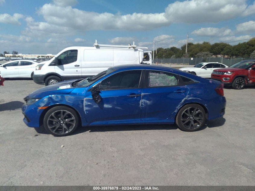 VIN 2HGFC2F81KH511663 2019 HONDA CIVIC SEDAN SPORT