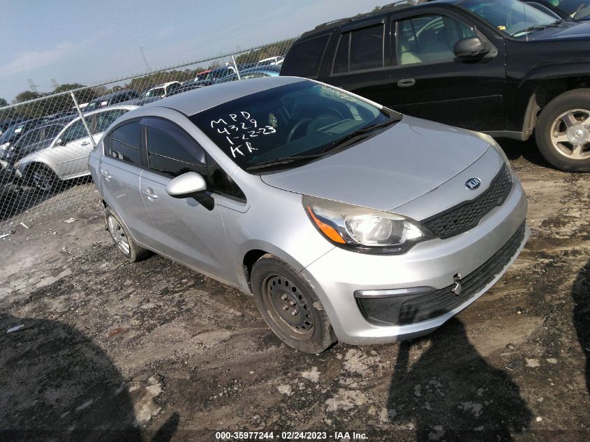 2016 KIA RIO LX - KNADM4A37G6574329