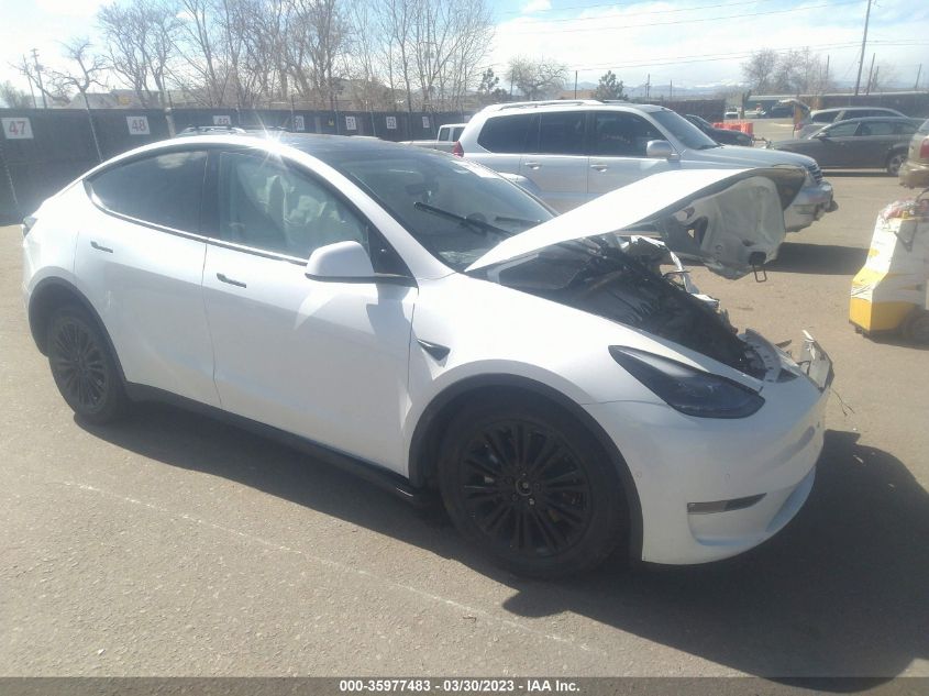 2022 TESLA MODEL Y LONG RANGE - 7SAYGDEE5NF547013