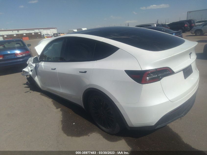 2022 TESLA MODEL Y LONG RANGE - 7SAYGDEE5NF547013