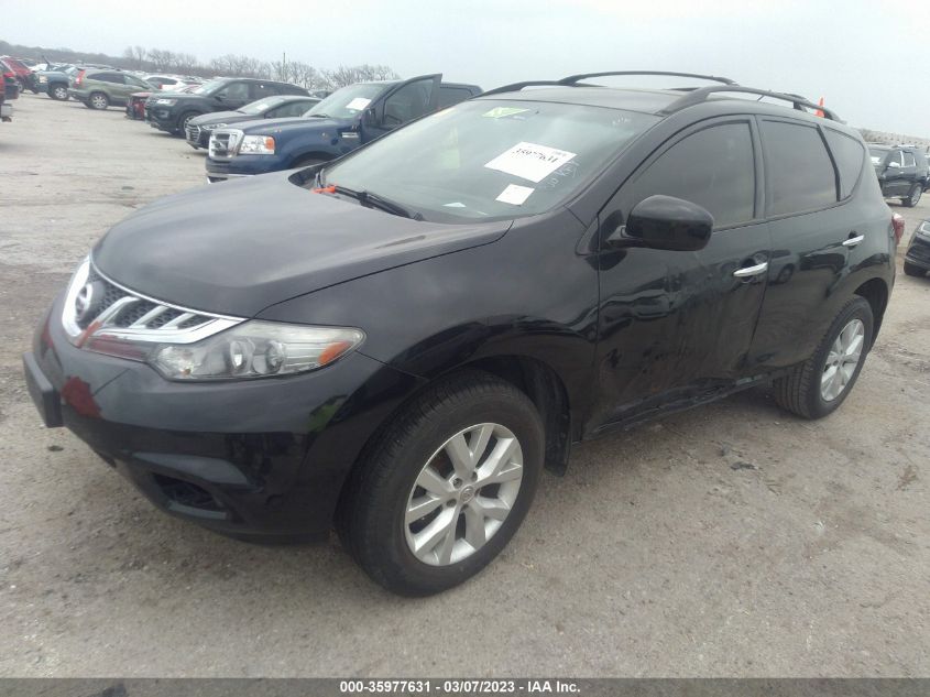 2014 NISSAN MURANO SV - JN8AZ1MU3EW414119