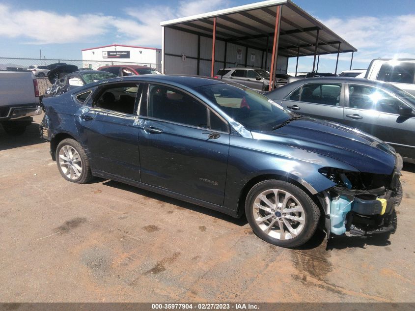 2019 FORD FUSION HYBRID SE - 3FA6P0LU7KR211161