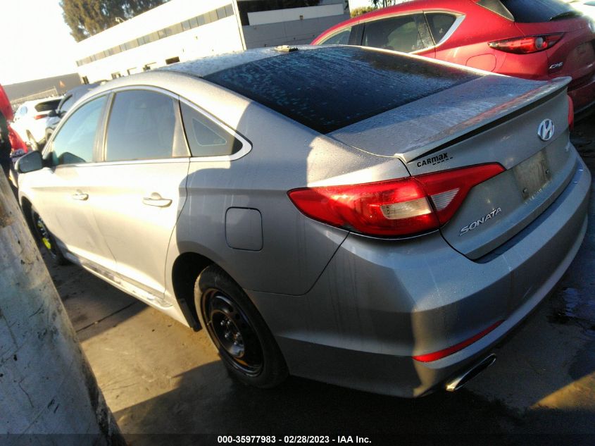 2016 HYUNDAI SONATA 2.4L SPORT - 5NPE34AF5GH271513