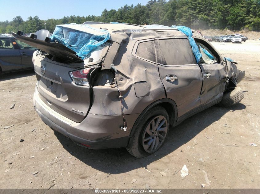 2016 NISSAN ROGUE SL - 5N1AT2MV6GC847672