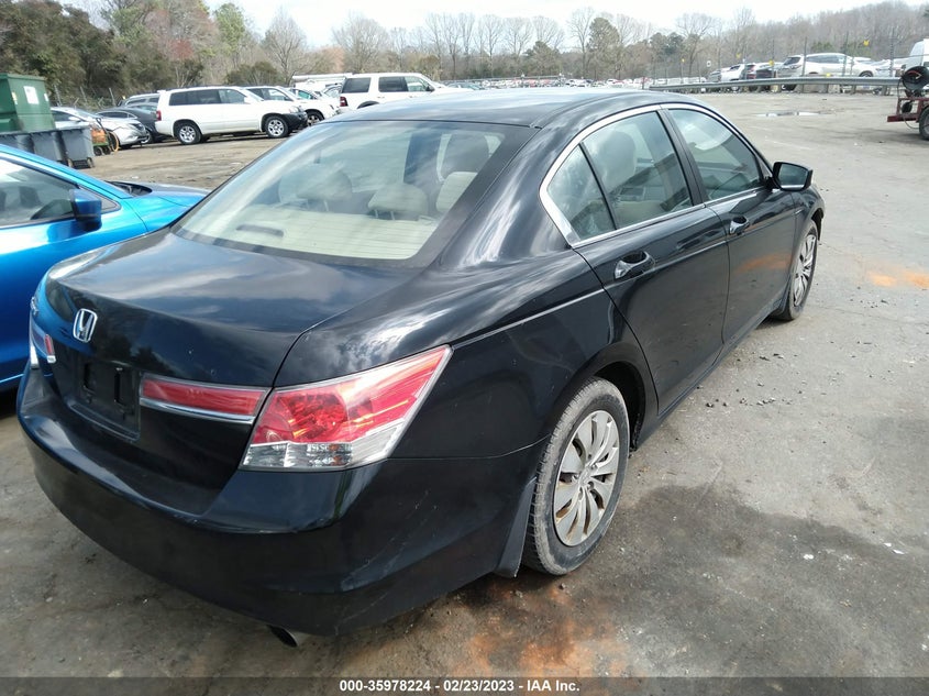2012 HONDA ACCORD VIN: 1HGCP2E36CA093386