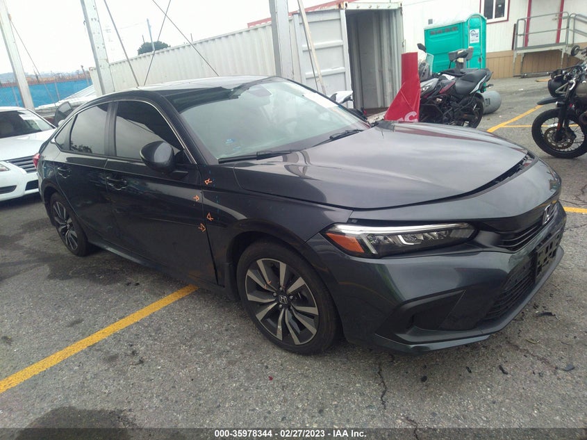 VIN 2HGFE1F79NH325319 2022 HONDA CIVIC SEDAN EX
