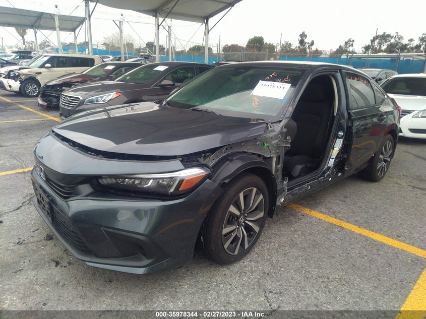 VIN 2HGFE1F79NH325319 2022 HONDA CIVIC SEDAN EX