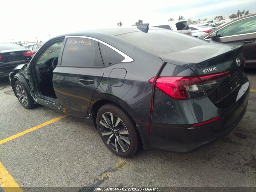 VIN 2HGFE1F79NH325319 2022 HONDA CIVIC SEDAN EX