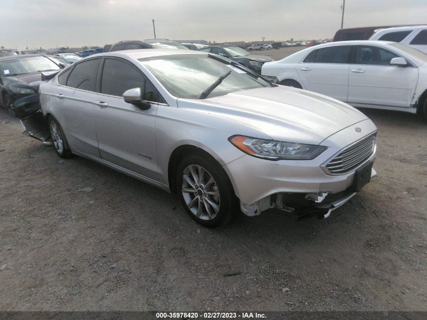 2017 FORD FUSION HYBRID SE - 3FA6P0LU9HR188216