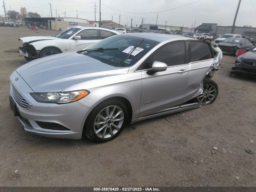 2017 FORD FUSION HYBRID SE - 3FA6P0LU9HR188216