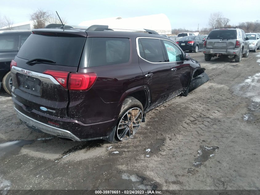 VIN 1GKKNXLS7JZ206644 2018 GMC ACADIA DENALI