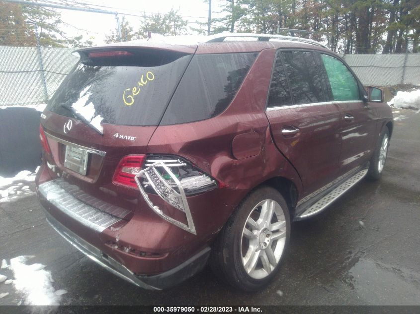 2014 MERCEDES-BENZ M-CLASS ML 350 - 4JGDA5HBXEA398316