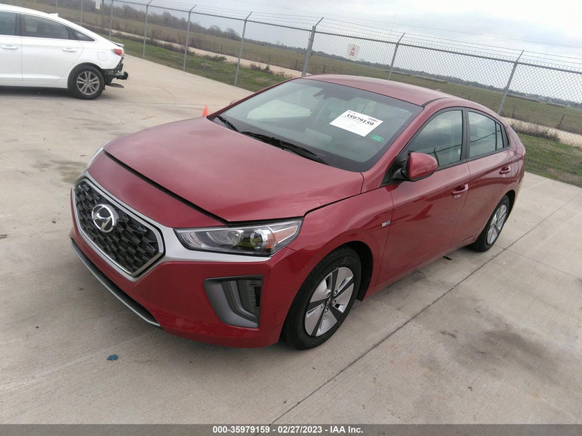 VIN KMHC65LC6LU228611 2020 HYUNDAI IONIQ HYBRID BLUE
