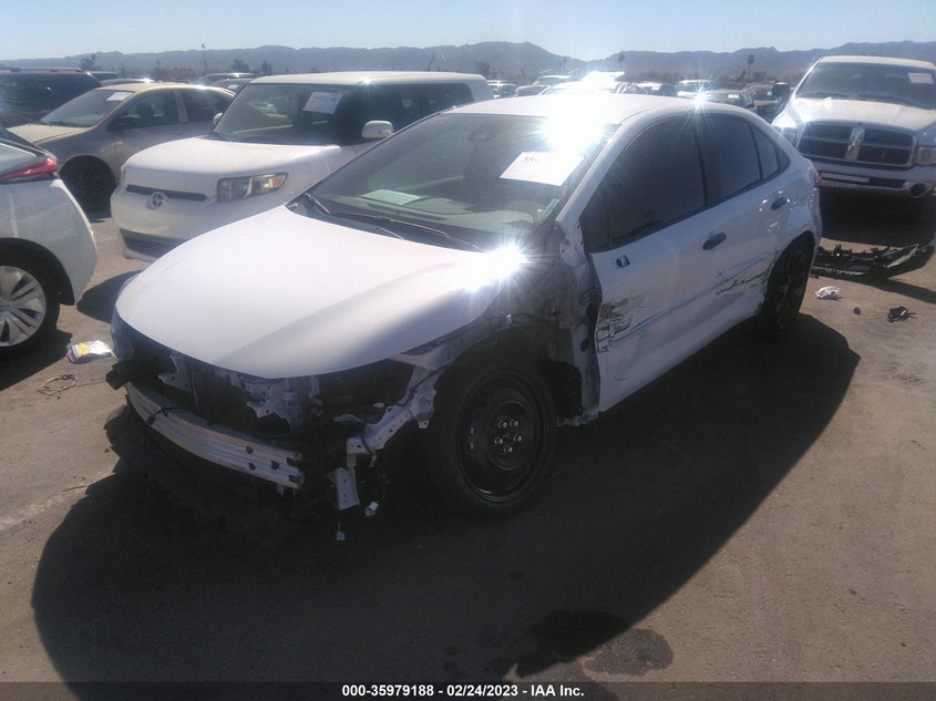VIN 5YFS4MCE1NP122519 2022 TOYOTA COROLLA SE/SE NIGHTSHADE/APEX SE