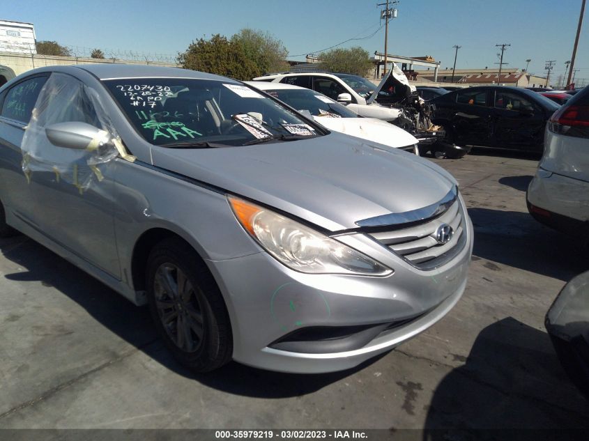 2014 HYUNDAI SONATA GLS - 5NPEB4ACXEH869490