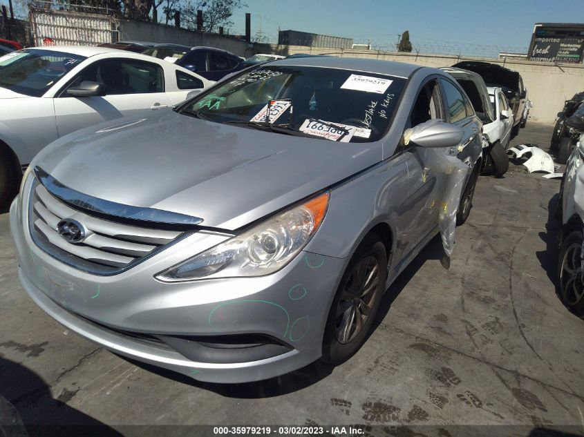 2014 HYUNDAI SONATA GLS - 5NPEB4ACXEH869490