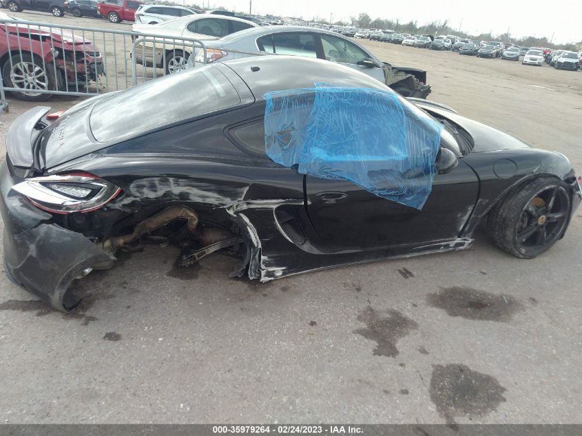 2016 PORSCHE CAYMAN WP0AA2A88GK171384