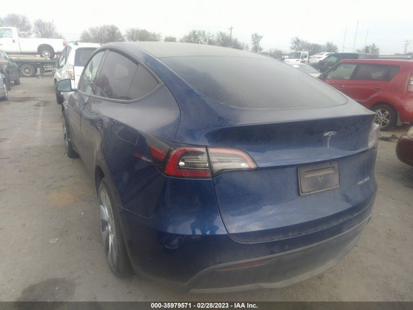 2021 TESLA MODEL Y LONG RANGE - 5YJYGAEEXMF179843