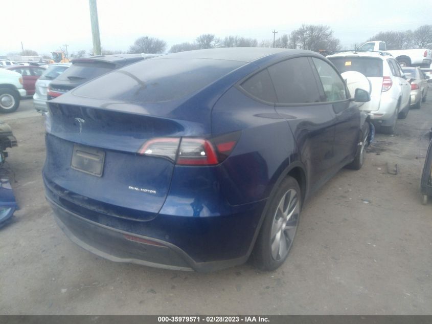 2021 TESLA MODEL Y LONG RANGE - 5YJYGAEEXMF179843