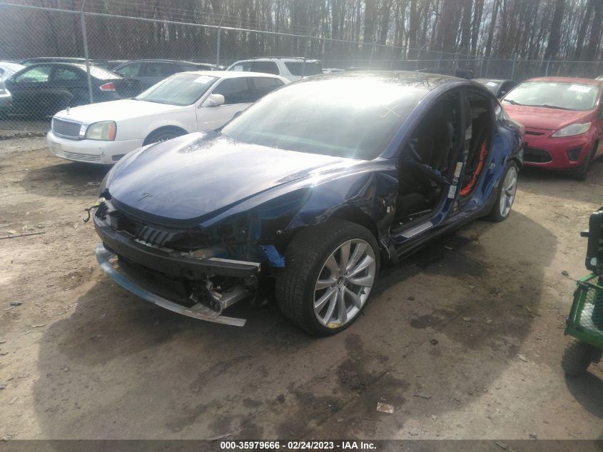 2020 TESLA MODEL 3 LONG RANGE - 5YJ3E1EB5LF651080