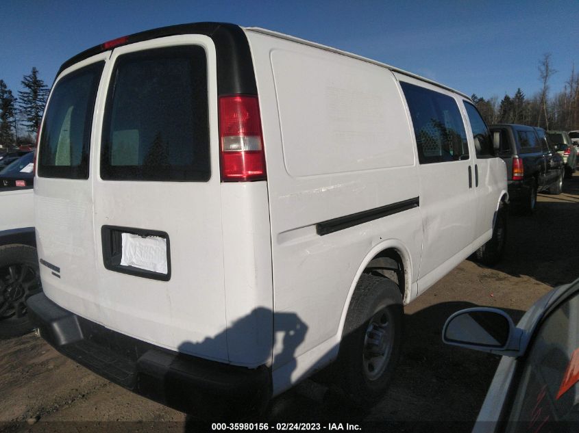 2014 CHEVROLET EXPRESS CARGO VAN - 1GCWGFCA8E1193173