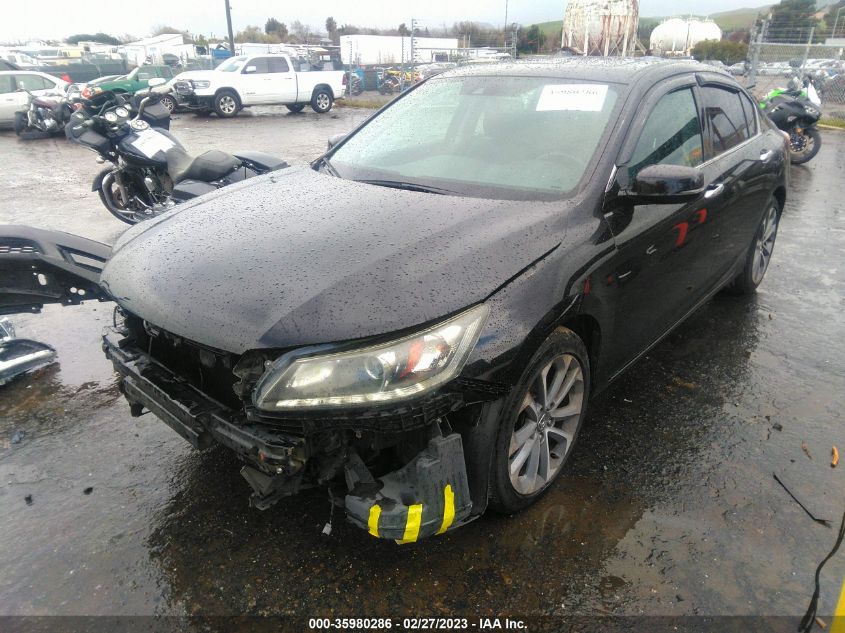 2014 HONDA ACCORD SEDAN EX-L - 1HGCR3F86EA028275