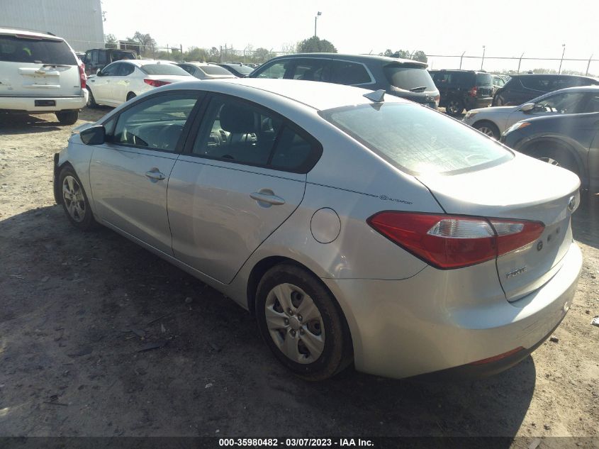 2016 KIA FORTE LX - KNAFK4A65G5618357