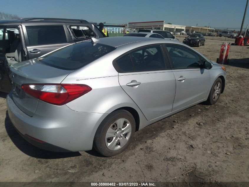 2016 KIA FORTE LX - KNAFK4A65G5618357