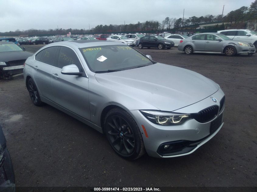 2019 BMW 440I GRAN COUPE XDRIVE WBA4J7C51KBM74977