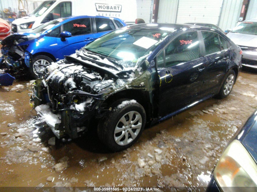 VIN 5YFEPMAE6MP159247 2021 TOYOTA COROLLA LE